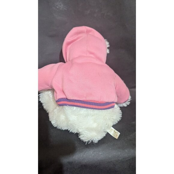 Dan Dee  Teddy Bear With Pink Hoodie plush stuffed animal toy  Love - Picture 8 of 10